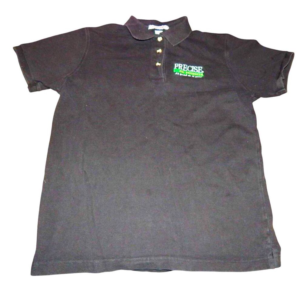 PORT AUTHORITY women's ladies small black polo shirt "Precise pet products"